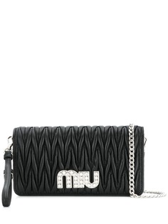 Miu Miu стеганый клатч