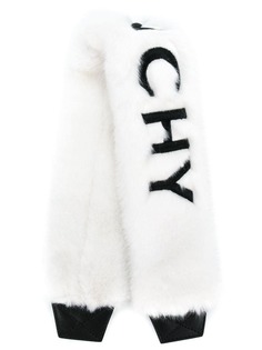 Givenchy furry logo back strap