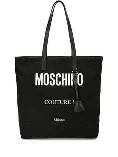 Moschino сумка-тоут с логотипом