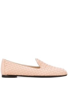 Bottega Veneta слиперы Fiandra с плетением Intrecciato