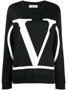 Valentino толстовка оверсайз с логотипом VLogo