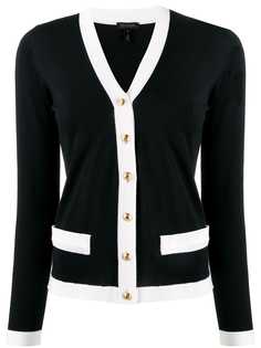 Escada двухцветный кардиган