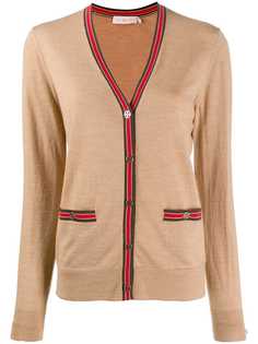 Tory Burch кардиган с контрастной отделкой