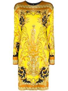 Versace платье с узором Baroque