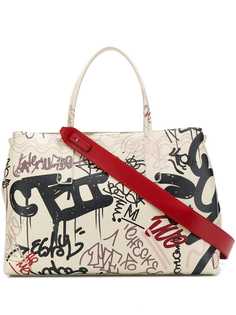 Zanellato сумка-тоут с принтом Metropolitan Graffiti