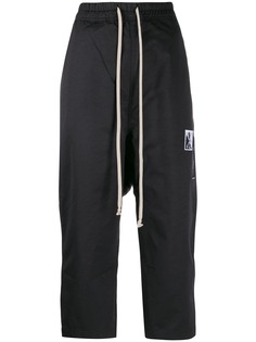Rick Owens DRKSHDW спортивные брюки с низким шаговым швом