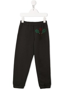 Gucci Kids спортивные брюки с вышивкой