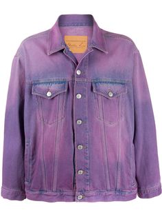 Martine Rose джинсовая куртка с аппликацией