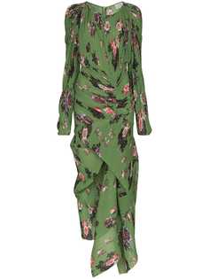 Preen By Thornton Bregazzi платье миди Ofira с цветочным принтом