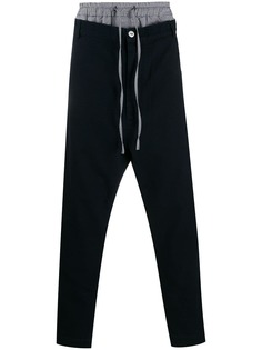 Vivienne Westwood Anglomania брюки с контрастным поясом на шнурке