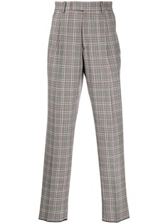 Alexander McQueen брюки в клетку глен