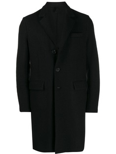 Harris Wharf London однобортное фактурное пальто