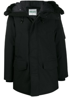 Kenzo пуховик с капюшоном