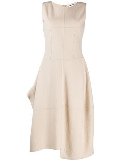 Jil Sander платье асимметричного кроя