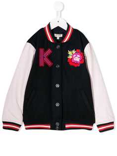 Kenzo Kids бомбер с вышитым логотипом