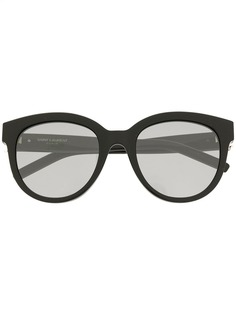 Saint Laurent Eyewear солнцезащитные очки в круглой оправе