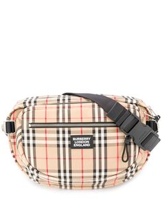 Burberry поясная сумка в клетку