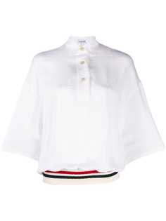 Loewe блузка с трикотажной вставкой