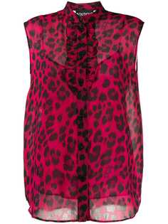 Boutique Moschino топ без рукавов с леопардовым принтом