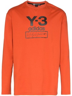 Y-3 stack logo long sleeve T-shirt