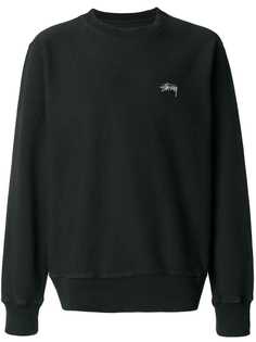 Stussy толстовка с вышитым логотипом