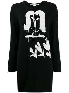 Comme Des Garçons long printed jumper