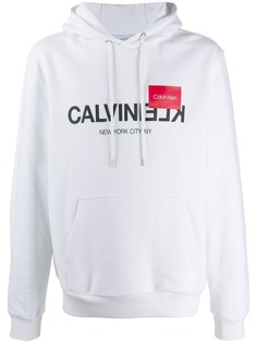 Calvin Klein logo print hoodie