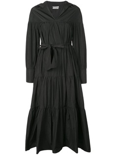 Co gathered shirt dress