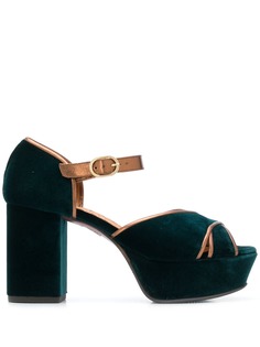 Chie Mihara two tone platform sandals
