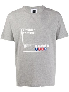 Les Hommes Urban Urban Station print T-shirt