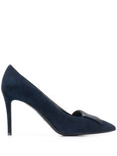 Pollini glitter inlay pumps
