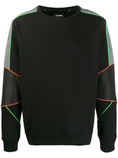 Les Hommes long sleeve panelled sweatshirt