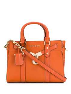 Michael Michael Kors leather padlock tote