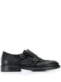 Henderson Baracco double buckle monk shoes