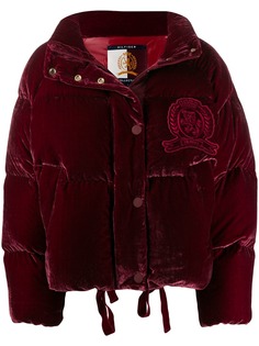 Hilfiger Collection velvet puffer jacket