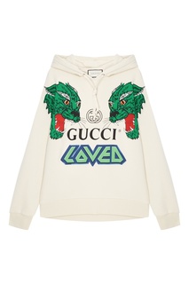 Худи с зелеными тиграми Gucci Man