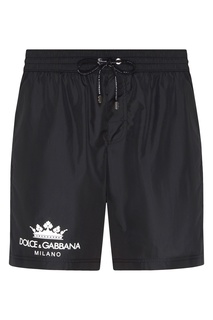 Черные шорты для плавания Dolce & Gabbana