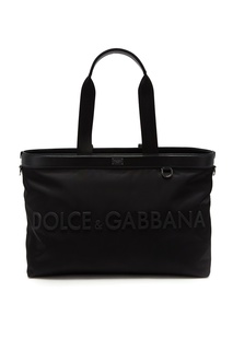Большая черная сумка Dolce & Gabbana