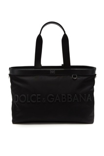 Большая черная сумка Dolce & Gabbana