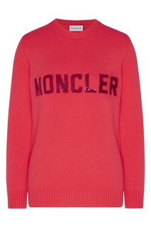 Розовый джемпер с кашемиром Moncler