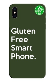 Зеленый чехол с надписью для iPhone Mishraboo