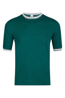 Зеленая трикотажная футболка Eleventy