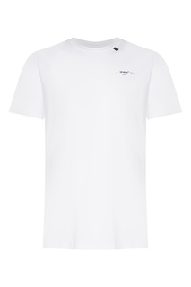 Белая футболка с логотипом Off White