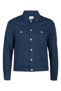 Синяя хлопковая куртка Eleventy