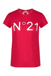 Красная футболка с логотипом No.21