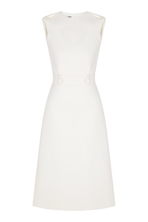 Белое платье Prada