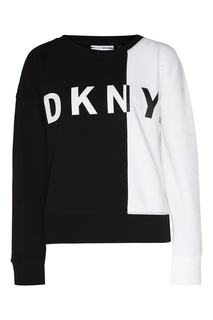 Черно-белый джемпер Dkny
