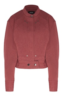 Короткая куртка бордового цвета Isabel Marant