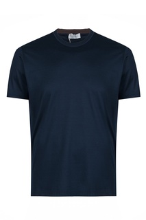 Темно-синяя футболка Cortigiani
