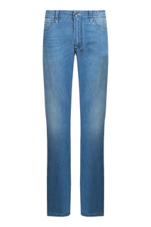 Прямые голубые джинсы Cortigiani